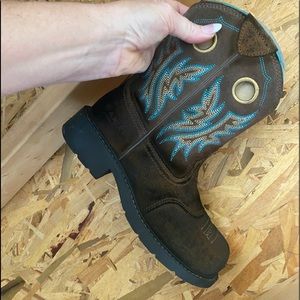 ARIAT Fatbaby Cowgirl Composite Toe Work Boot Size 8